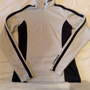 Spyder Kids Ski Jacket in White and Black